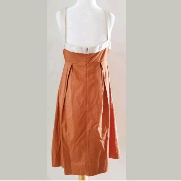 Max And Cleo Rust And Gold Classic Dress, Size 8 - Picture 4 of 5